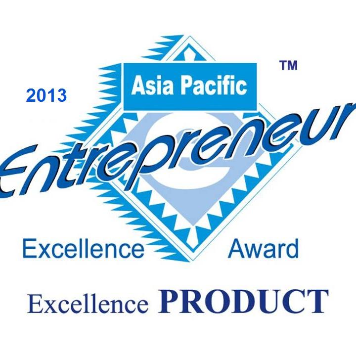 Everbest global Sdn Bhd received the Asia Pacific entrepreneur excellence award 'Excellence product' award in 2013 for motoplus products